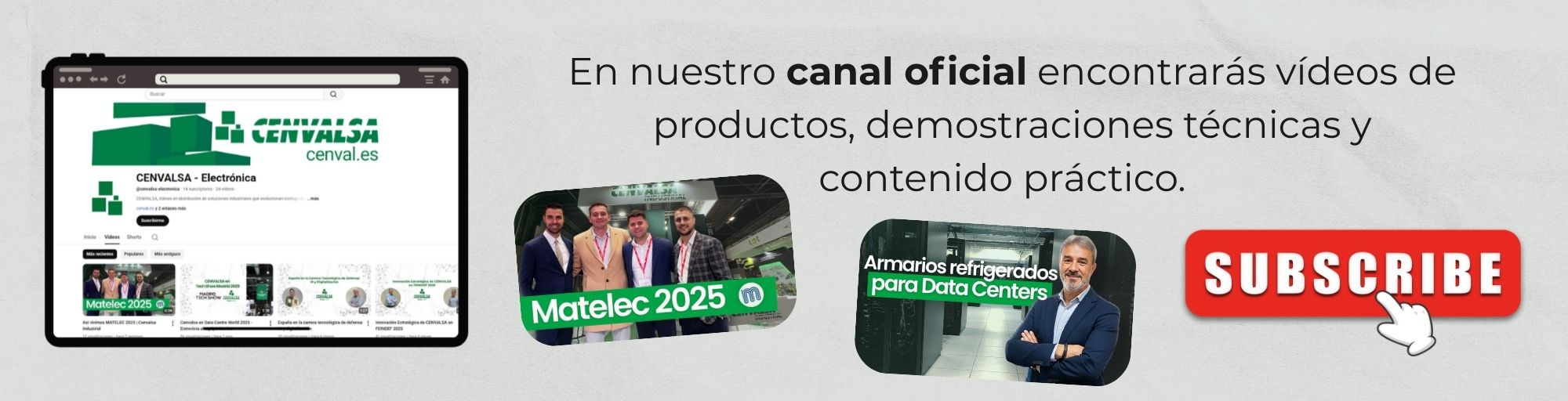 Síguenos en Youtube